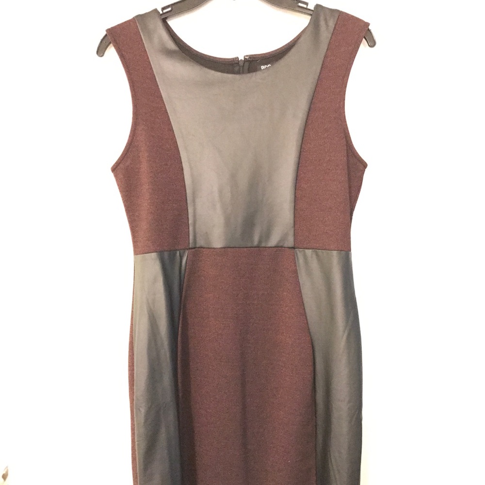 BDB Sleeveless color block body con dress
